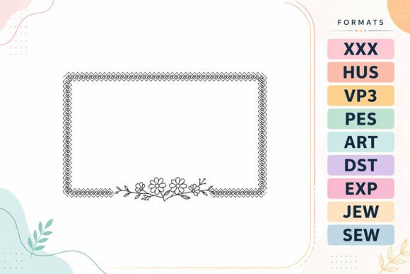 Decorative Floral Frame Review for Business Merch
