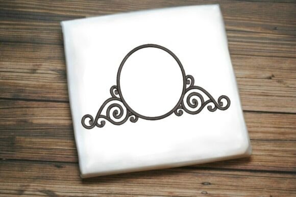Elegant Scrollwork Frame for Boutique Apparel