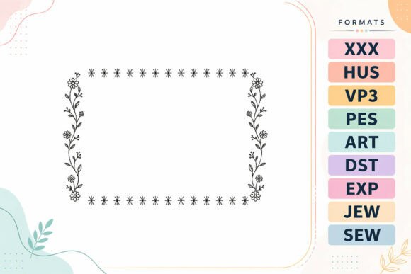 Floral Border Frame Flowers Review