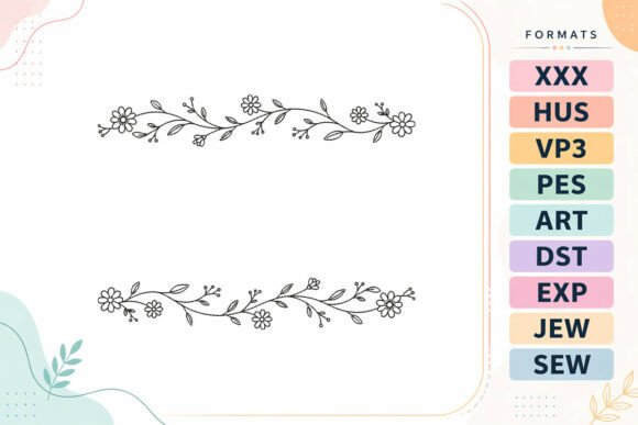 Floral Divider Flowers: A Seasonal Embroidery Review