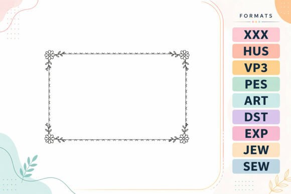 Floral Frame Border Rectangle: A Designer's Review