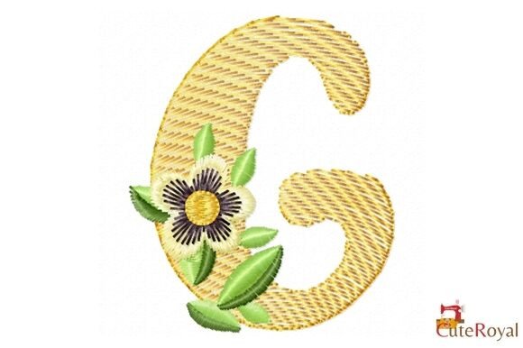Floral Letter G – Monogram Review