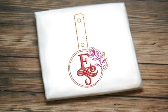 Floral Monogram Keychain E ITH: A Seasonal Seller's Review
