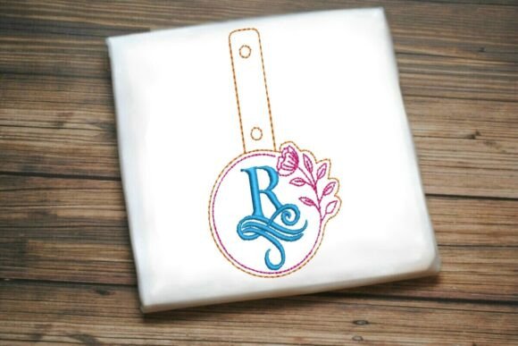 Floral Monogram Keychain R ITH Review