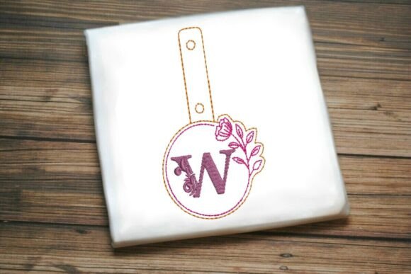 Floral Monogram Keychain W ITH: A Designer's Review