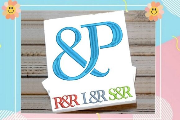 Interlocking Ampersand Letter P Monogram