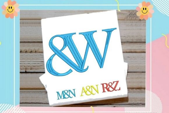 Interlocking Ampersand Letter W Monogram Review