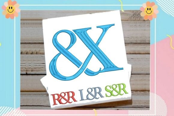 Interlocking Ampersand Letter X Monogram Review