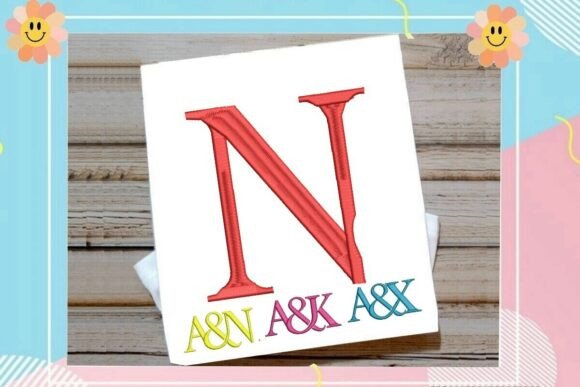 Letter N Split Monogram Logo Review