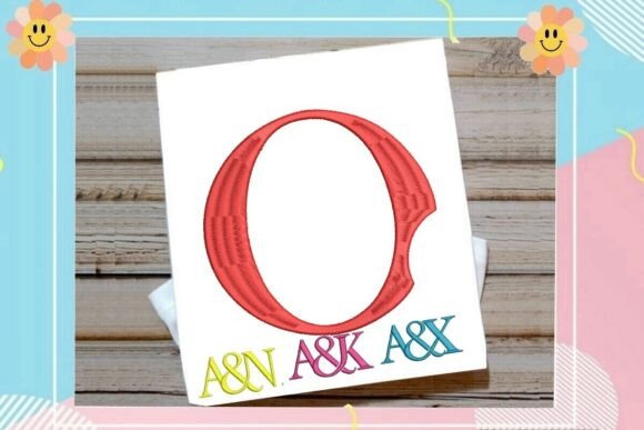 Letter O Split Monogram Logo for Holiday Collections