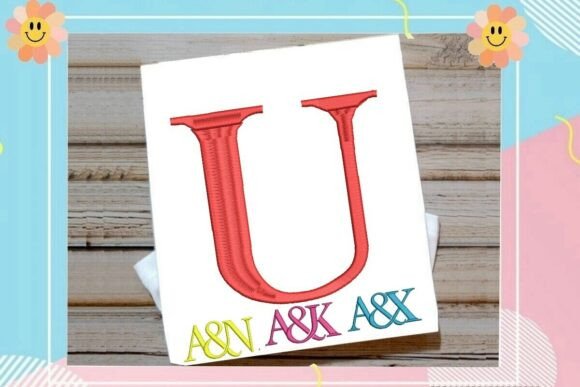 Letter U Split Monogram Logo Review