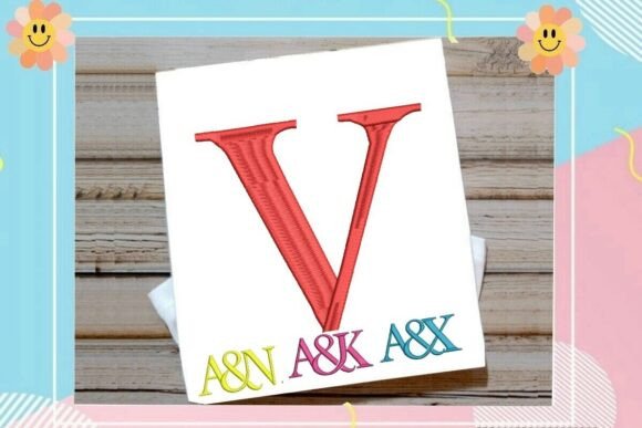 Letter V Split Monogram Logo Review