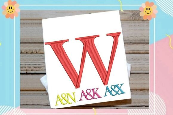 Letter W Split Monogram Logo