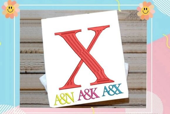 Letter X Split Monogram Logo
