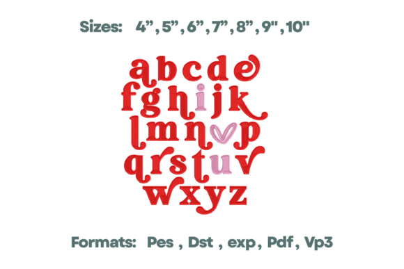 Valentine s Day Alphabet Font Art Review